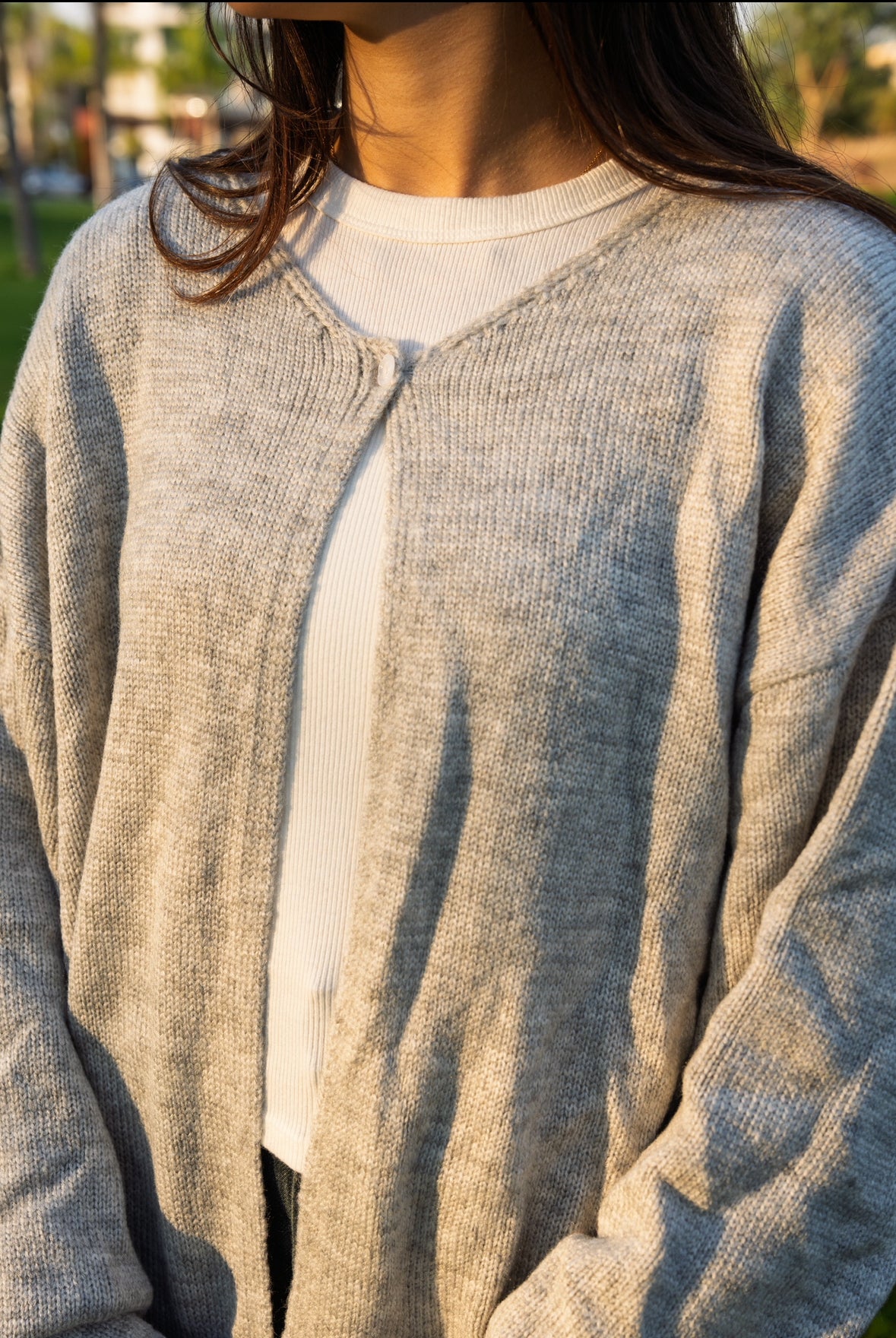 The One Button Cardigan