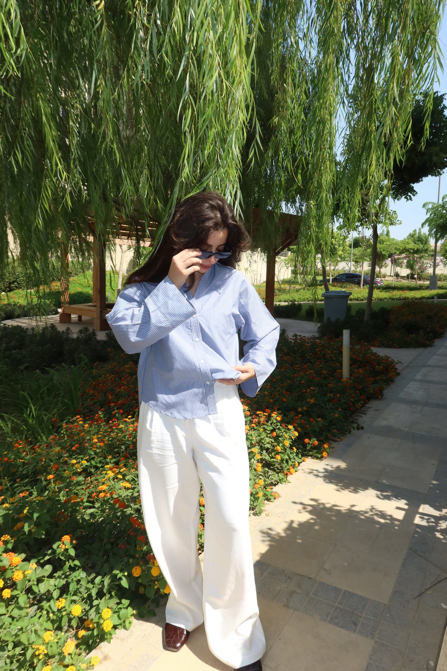 The White Linen Pants