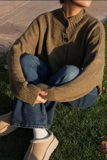 The Olive Cardigan