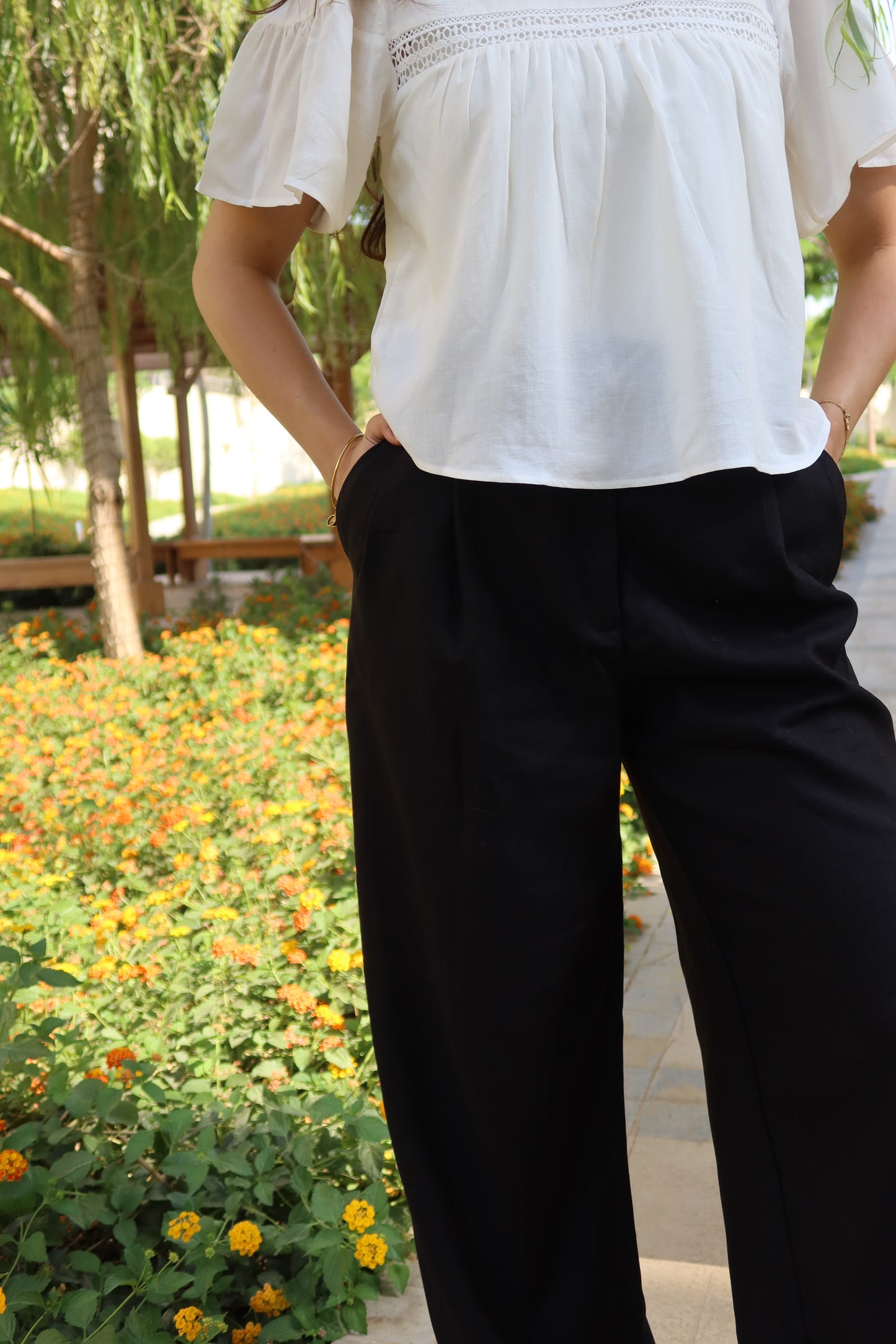 The Black Linen Pants