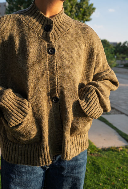 The Olive Cardigan