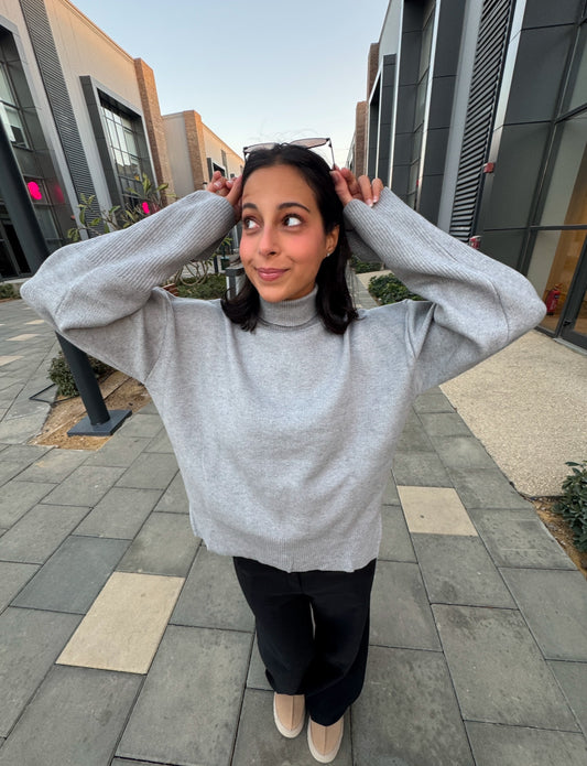 Turtle Neck in Gray