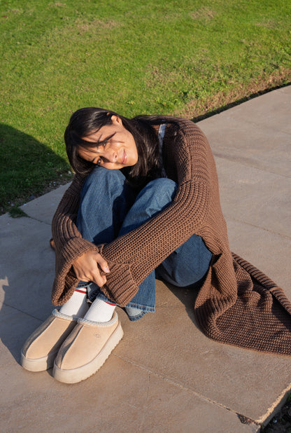 The Brown Knit Cardigan