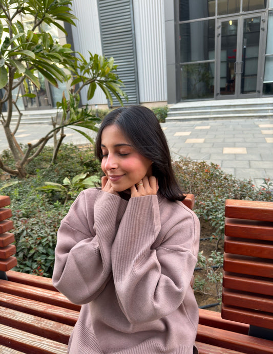 Turtle Neck in Nude