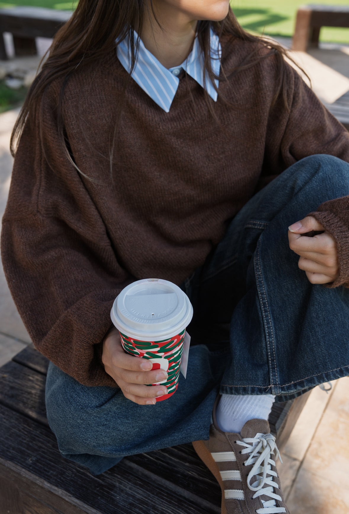 The Brown Puffy Sweater