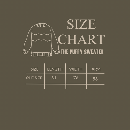 The Olive Puffy Sweater