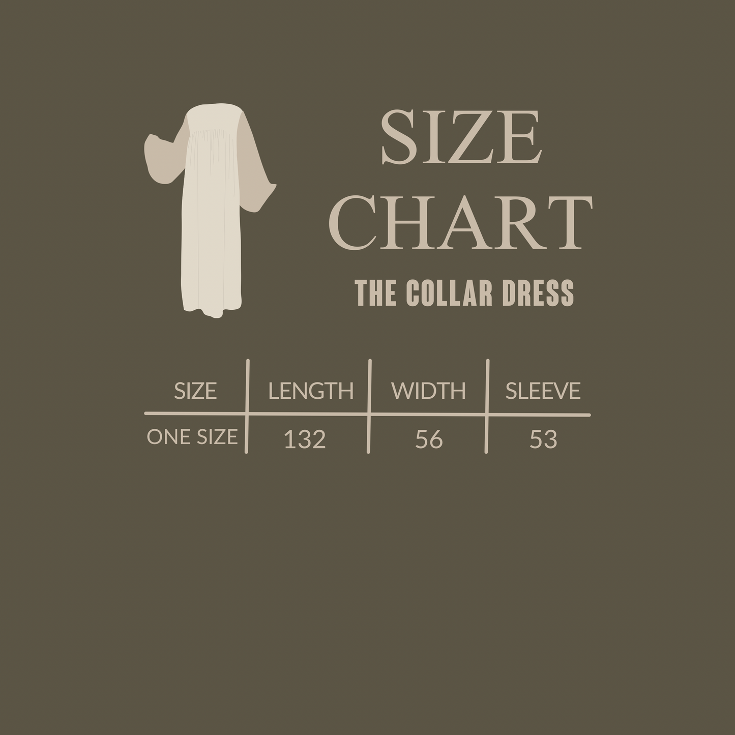 The collar dress