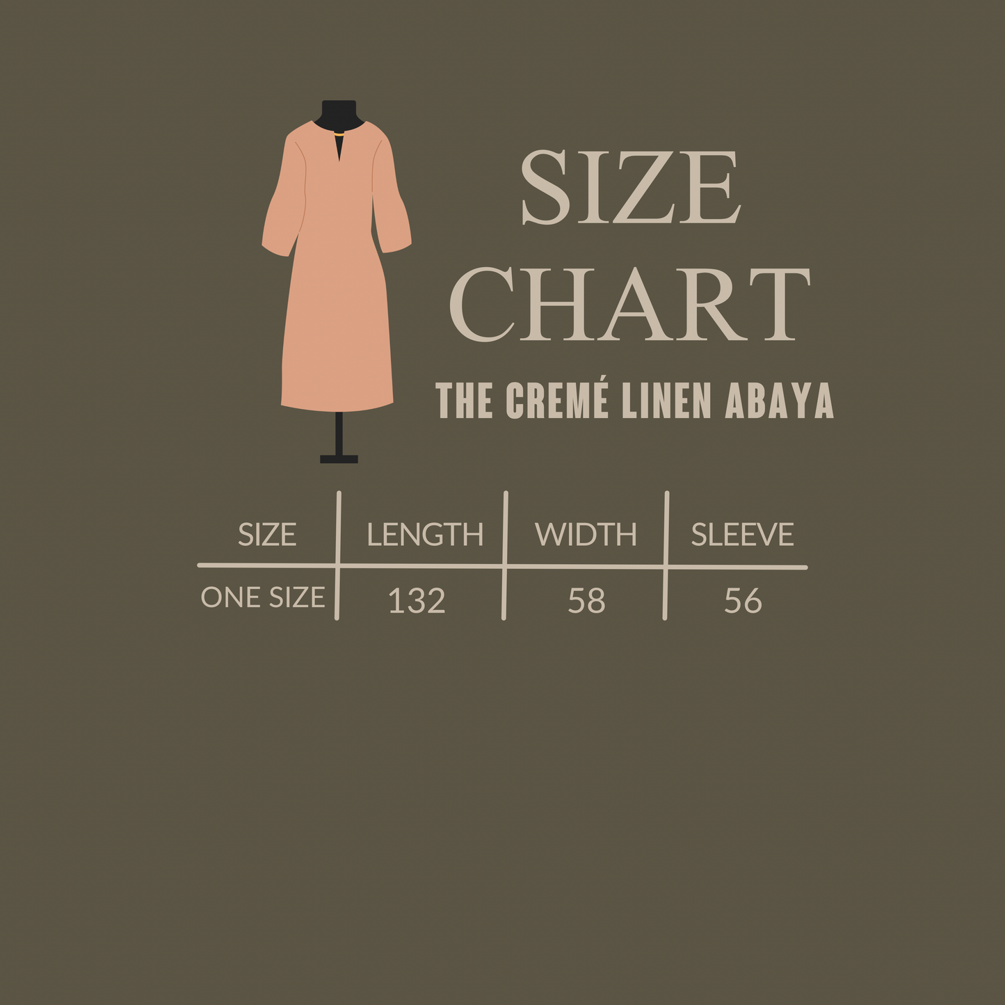 The cremè linen dress